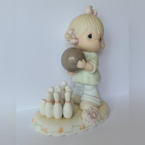 Vintage 90s Precious Moments Growing In Grace 10 Years Old Collectible Figurine - Picture 5 of 9